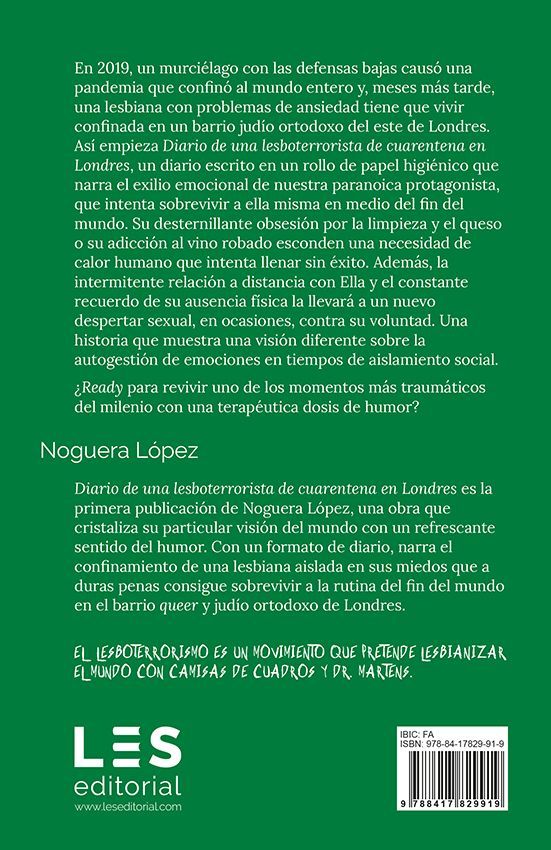 Diario de una lesboterrorista de cuarentena en Londres – Noguera López – Plastic Books