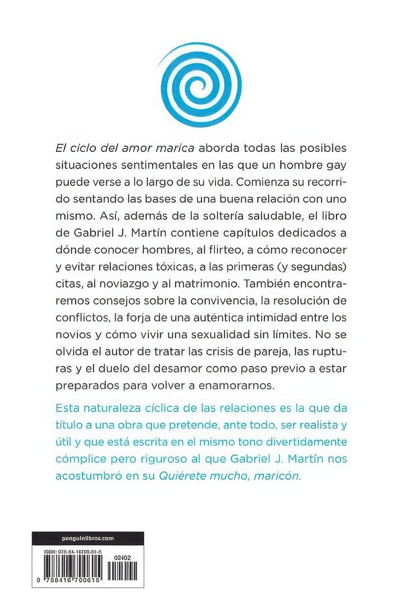 El ciclo del amor marica: Relaciones de pareja (y solteria feliz) para hombres homosexuales – Plastic Books