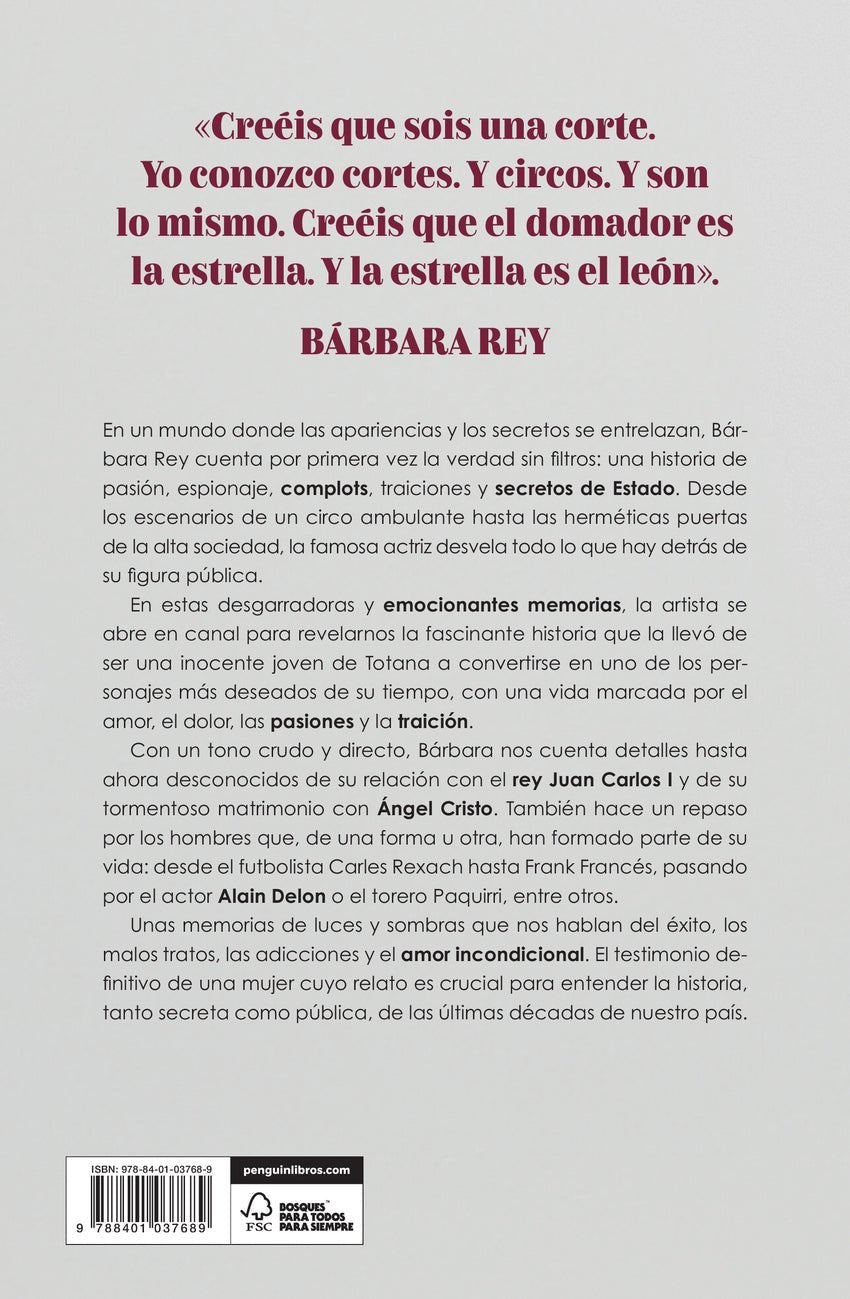 Bárbara Rey:Yo, Bárbara. Mis memorias – Plastic Books